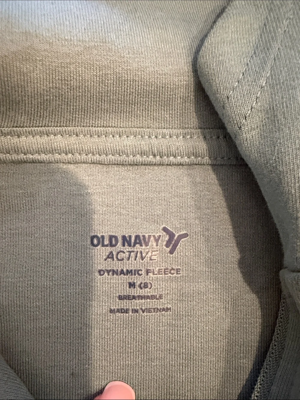 Old Navy Girls Hooded Cropped Zip Front Sweatshirt - Teal Blue